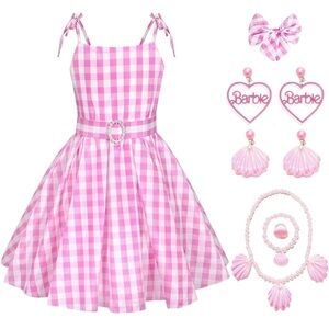 Girls Barbie Costume - Size 6/7